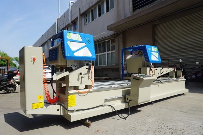 雙頭鋸切45°角總是切斜掉，該怎么調(diào)？【鄧氏機械】